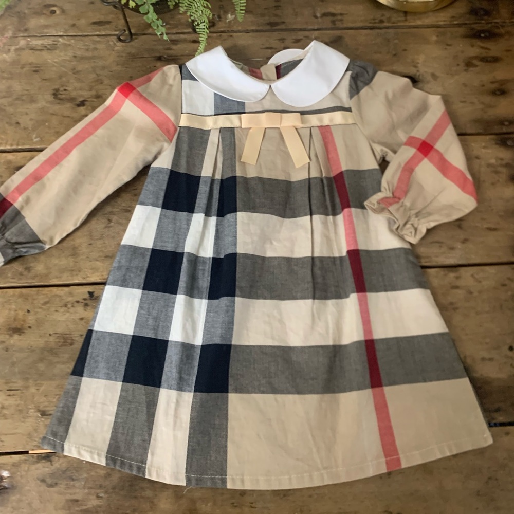 Tomodel Red & beige zip up Plaid dress